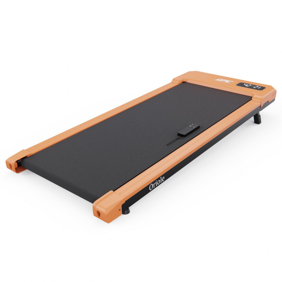 Беговая дорожка - вибротренажер 2 в 1 DFC Oriole, 87 х 37,5 см, оранжевая