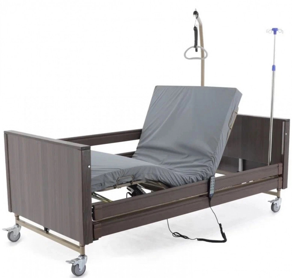 Кровать электрическая MED-MOS YG-1 (ЛДСП кор., 2В, 4 секции, матрас,Т/АТ, ДЛ)