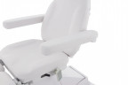 Педикюрное кресло электрическое MED-MOS ММКП-3 (КО-195DP) белый с ножной педалью и ПУ
